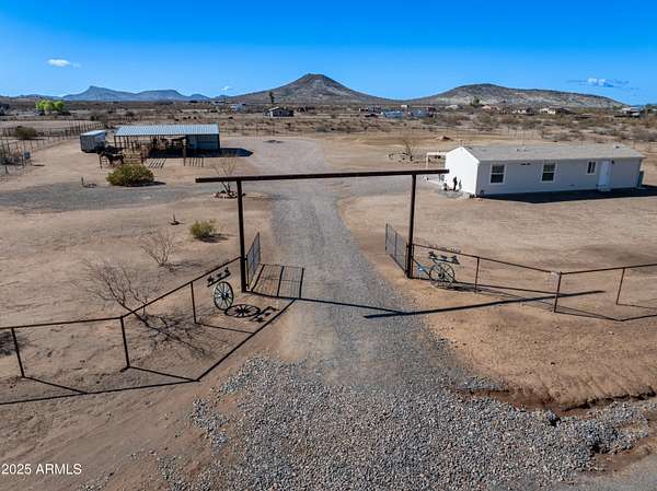 5 Acres of Residential Land with Home for Sale in Wickenburg, Arizona
