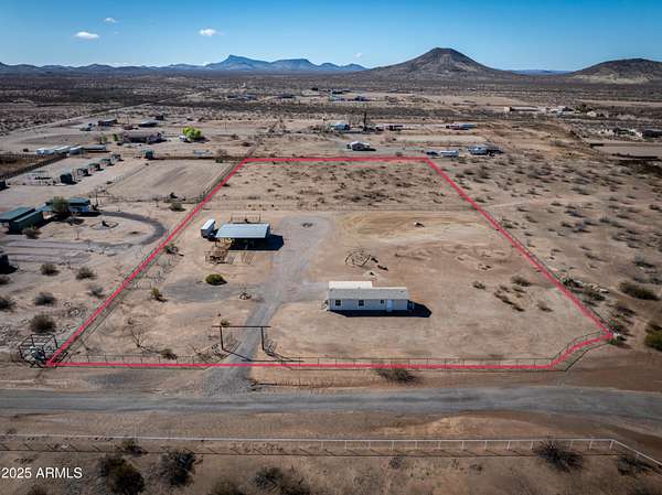5 Acres of Residential Land with Home for Sale in Wickenburg, Arizona