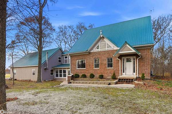 11 Acres of Land with Home for Sale in Crawfordsville, Iowa