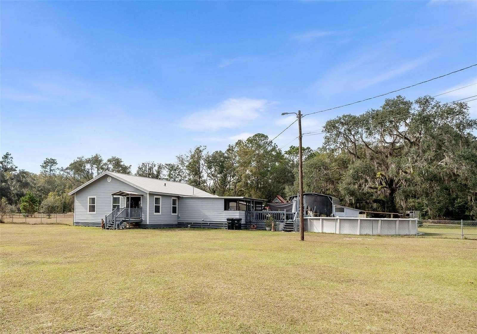 3 Acres of Residential Land with Home for Sale in Lake City, Florida