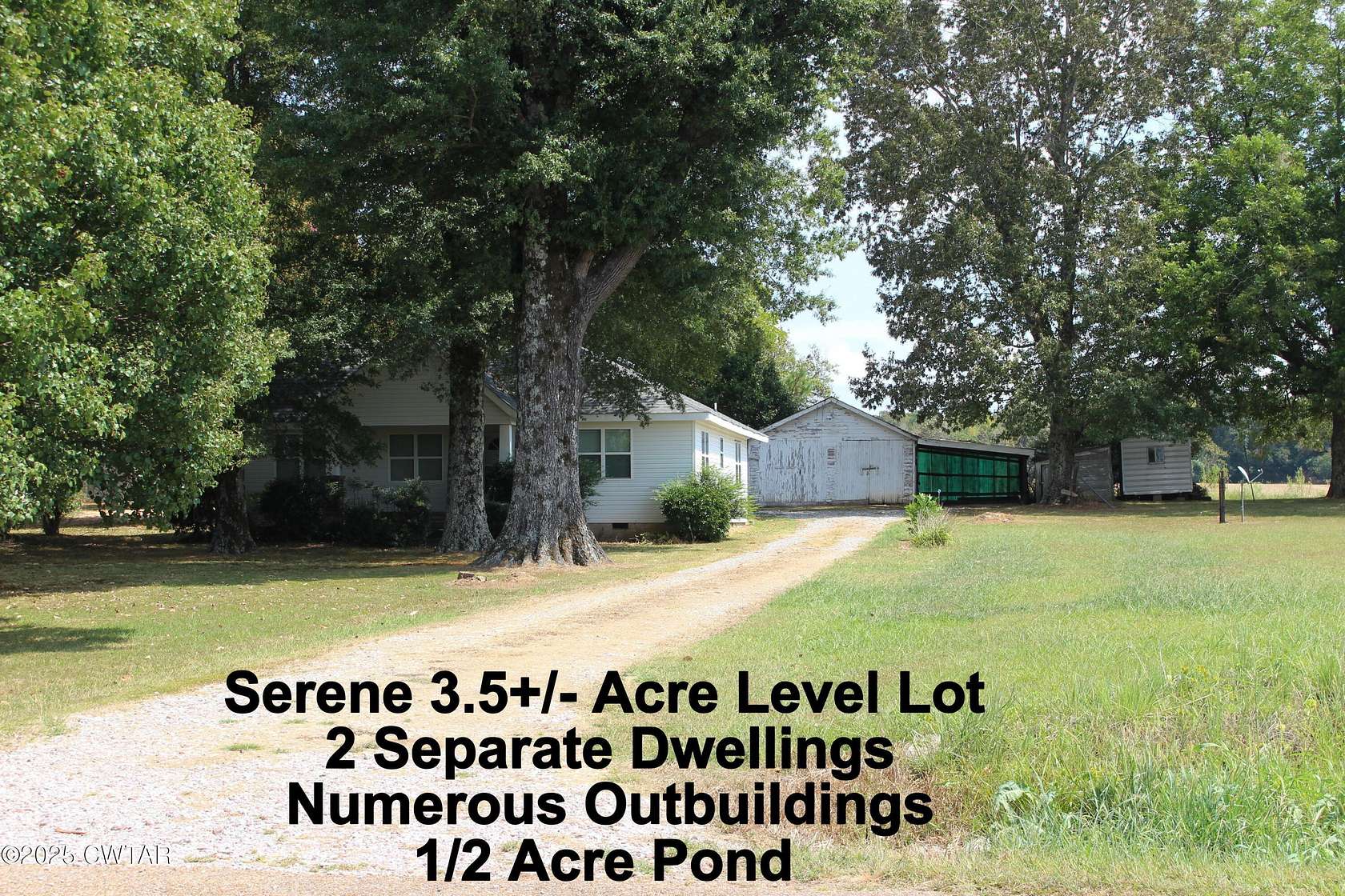 3.5 Acres of Residential Land with Home for Sale in Mercer, Tennessee