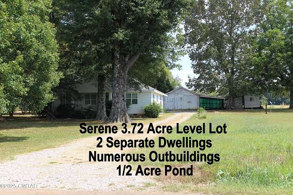 3.72 Acres of Residential Land with Home for Sale in Mercer, Tennessee