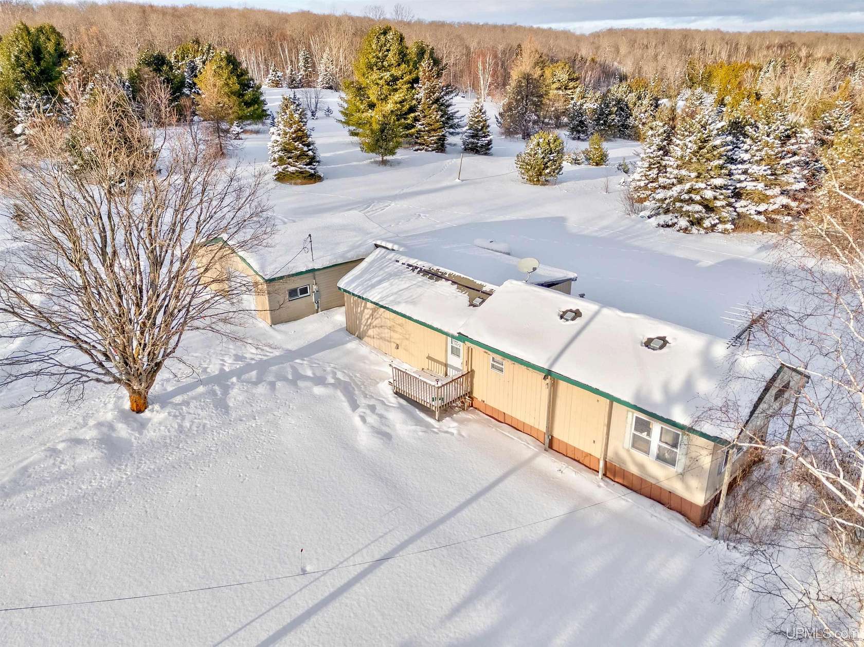 24 Acres of Land with Home for Sale in Gulliver, Michigan