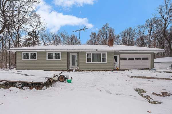 4.5 Acres of Residential Land with Home for Sale in Lawrence, Michigan