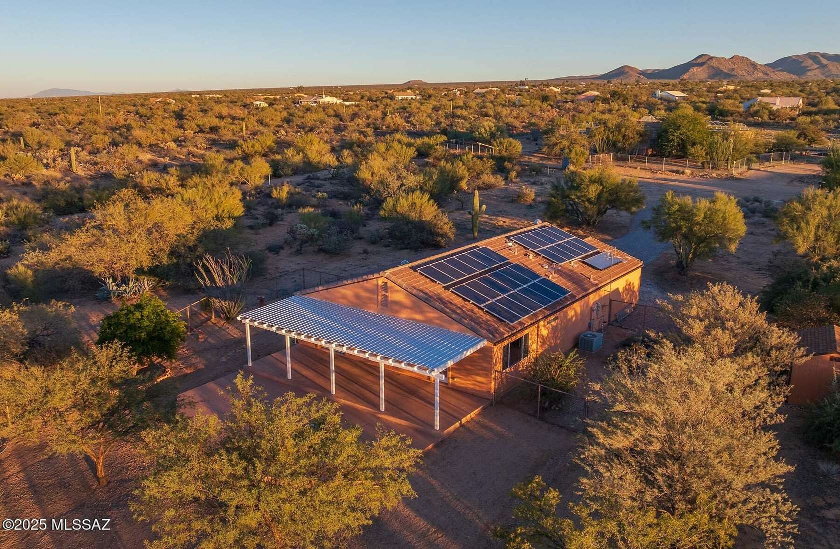 2 Acres of Residential Land with Home for Sale in Tucson, Arizona