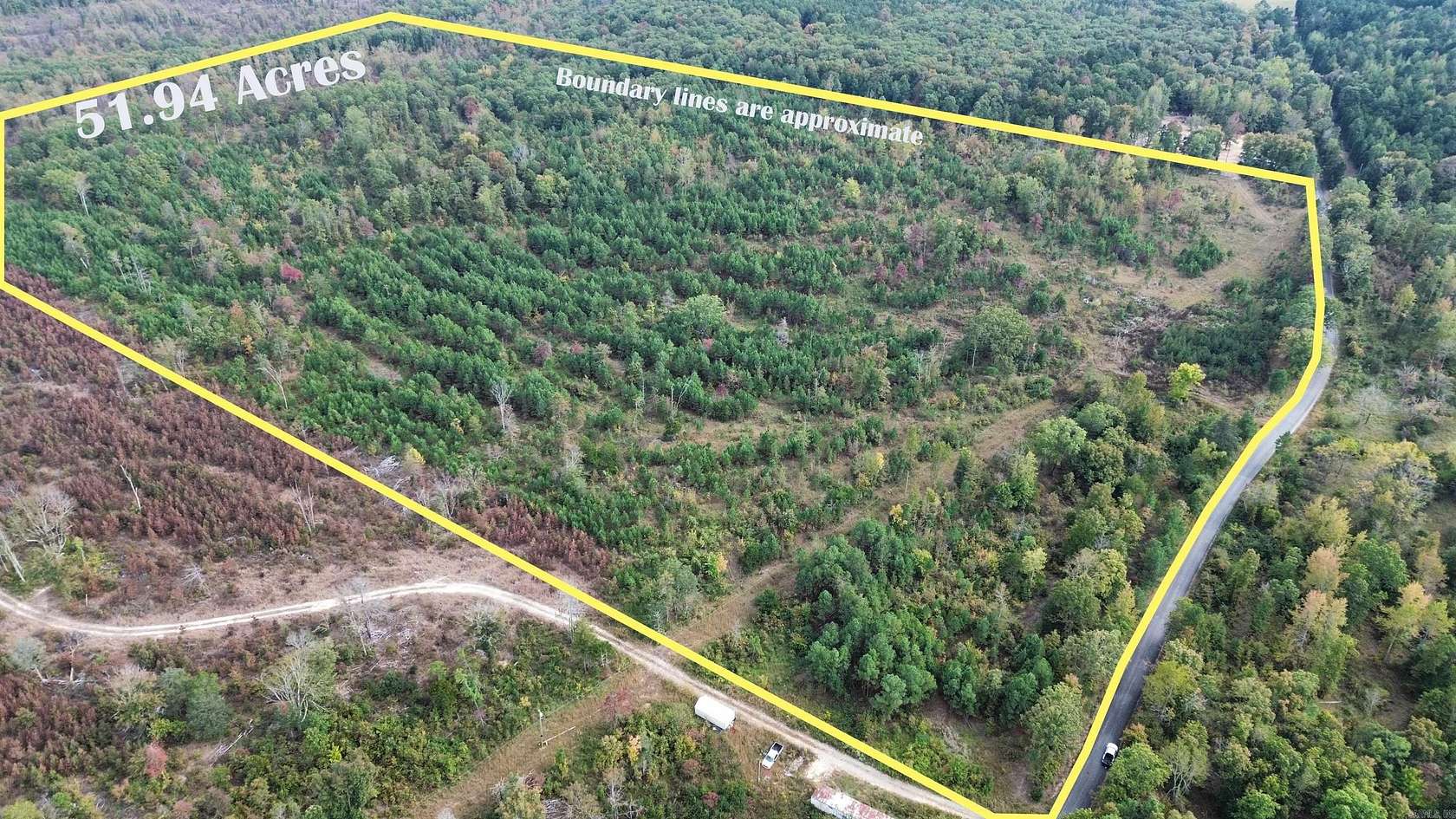 52 Acres of Land for Sale in Shirley, Arkansas