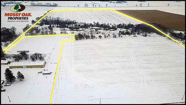 72 Acres of Recreational Land & Farm for Sale in Rensselaer, Indiana