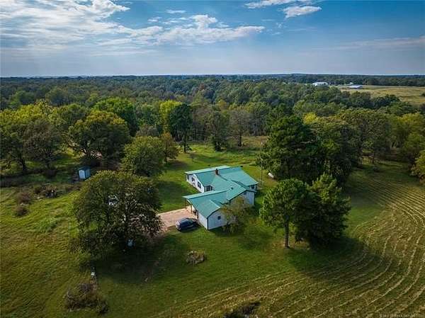71.6 Acres of Land with Home for Sale in Colcord, Oklahoma