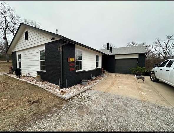 7.14 Acres of Land with Home for Sale in Beggs, Oklahoma