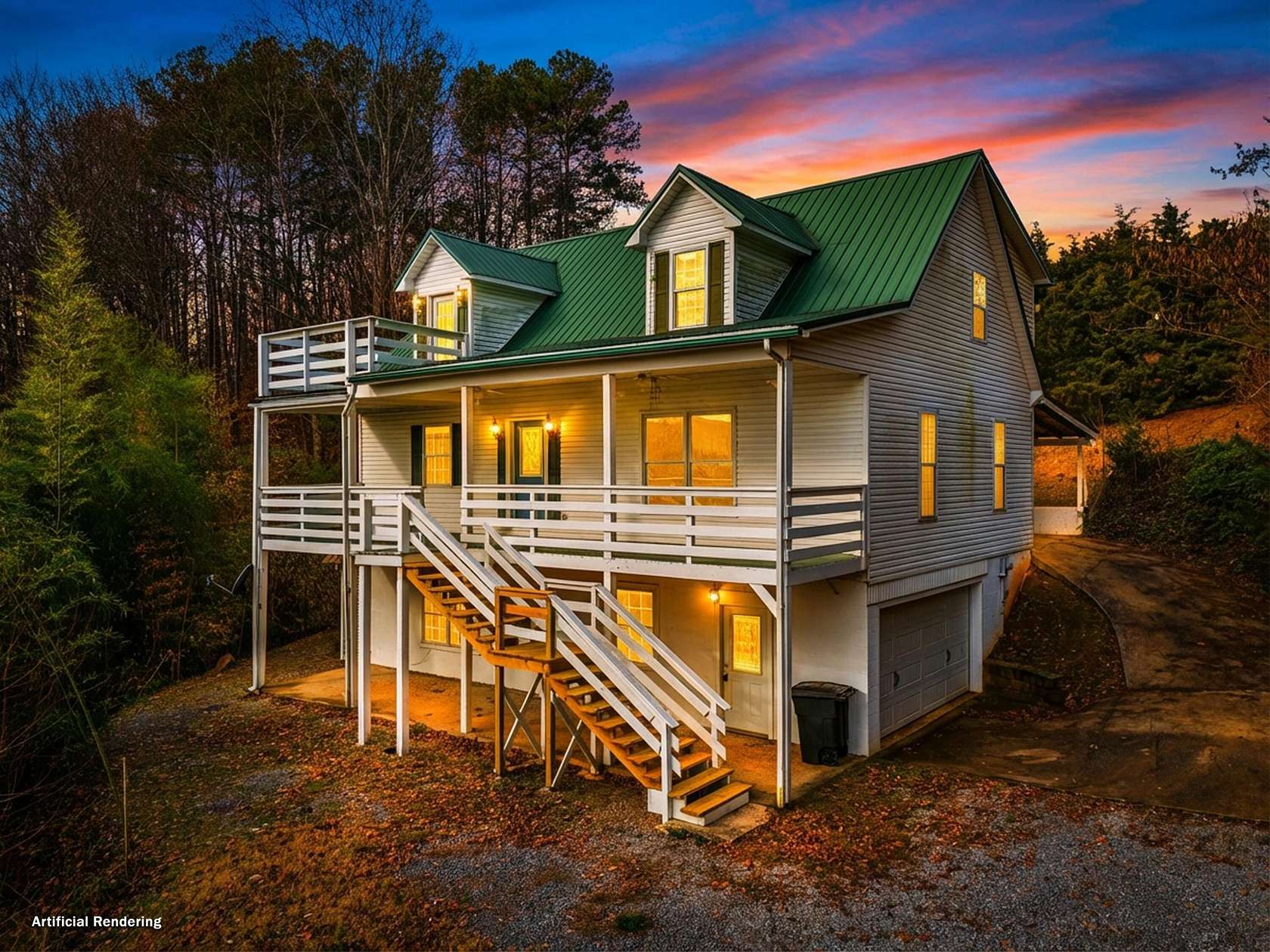 6.13 Acres of Residential Land with Home for Sale in White Pine, Tennessee