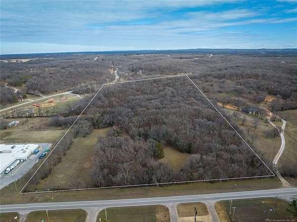 20.8 Acres of Mixed-Use Land for Sale in Locust Grove, Oklahoma