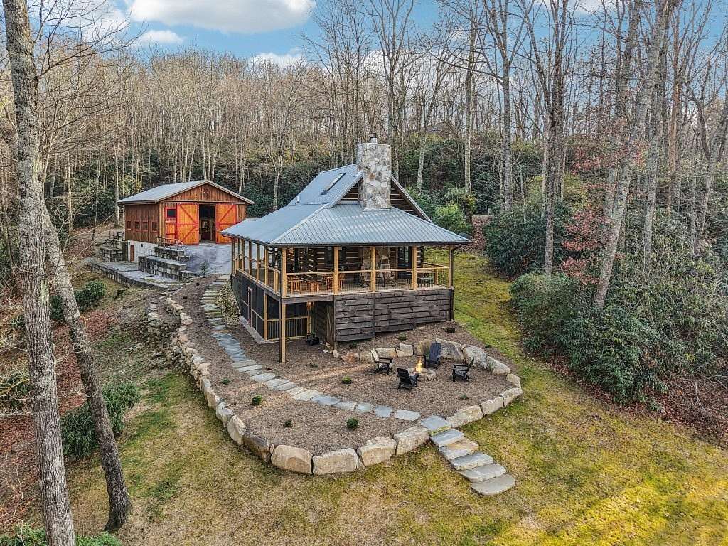 13.7 Acres of Land with Home for Sale in Lake Toxaway, North Carolina