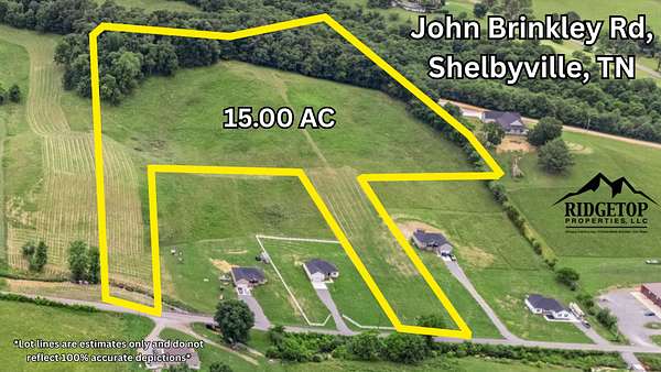 15 Acres of Recreational Land & Farm for Sale in Shelbyville, Tennessee