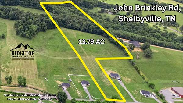 13.8 Acres of Recreational Land & Farm for Sale in Shelbyville, Tennessee