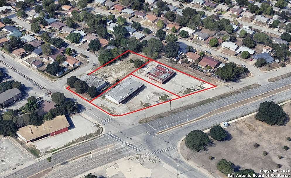 1.64 Acres of Commercial Land for Sale in San Antonio, Texas