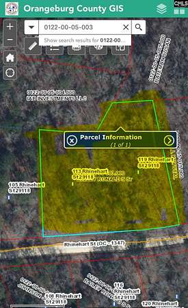 1.15 Acres of Residential Land for Sale in Orangeburg, South Carolina