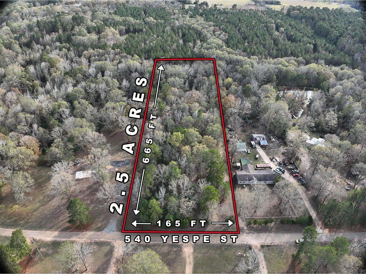 2.5 Acres of Residential Land for Sale in Texarkana, Arkansas