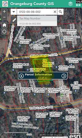 0.55 Acres of Residential Land for Sale in Orangeburg, South Carolina