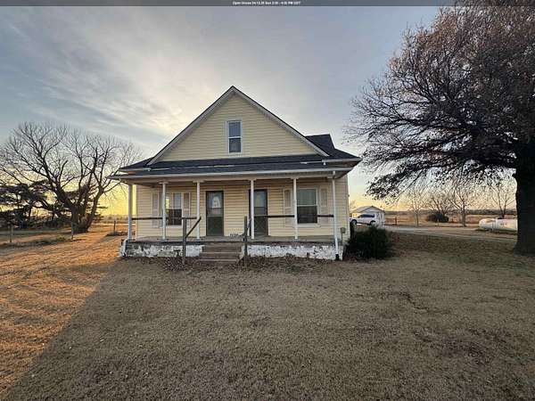 5 Acres of Land with Home for Sale in Hunter, Oklahoma