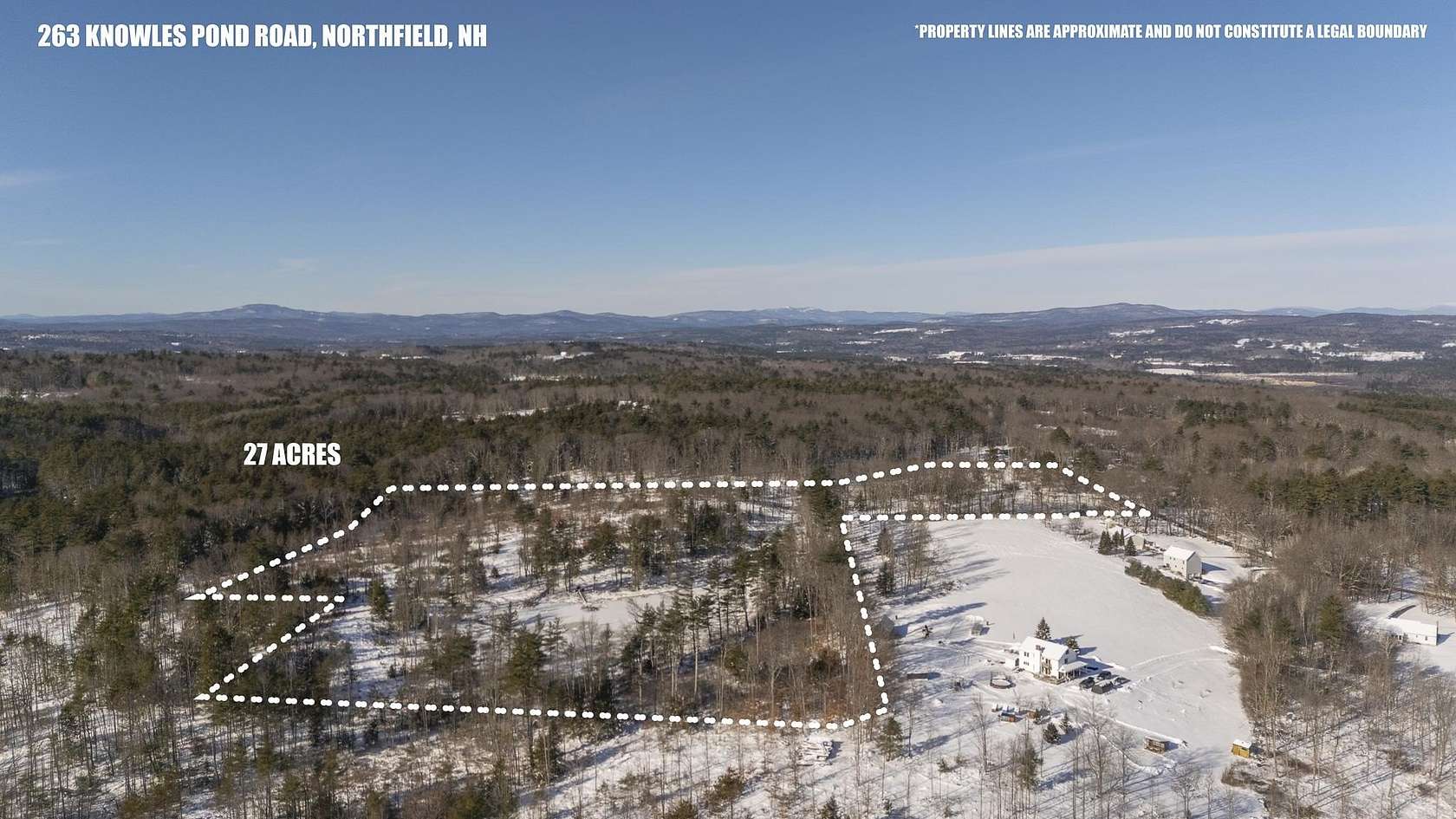 27 Acres of Recreational & Residential Land for Sale in Northfield, New Hampshire