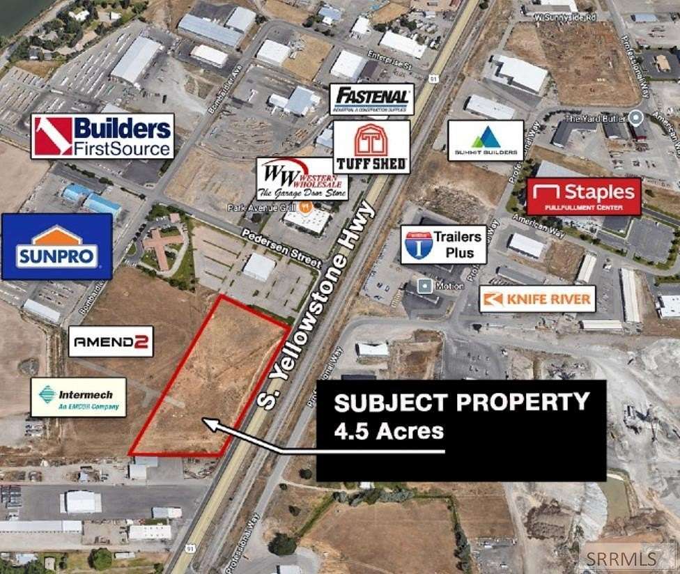 4.5 Acres of Commercial Land for Sale in Idaho Falls, Idaho