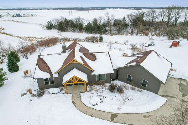 4.67 Acres of Residential Land with Home for Sale in Elkhart, Iowa