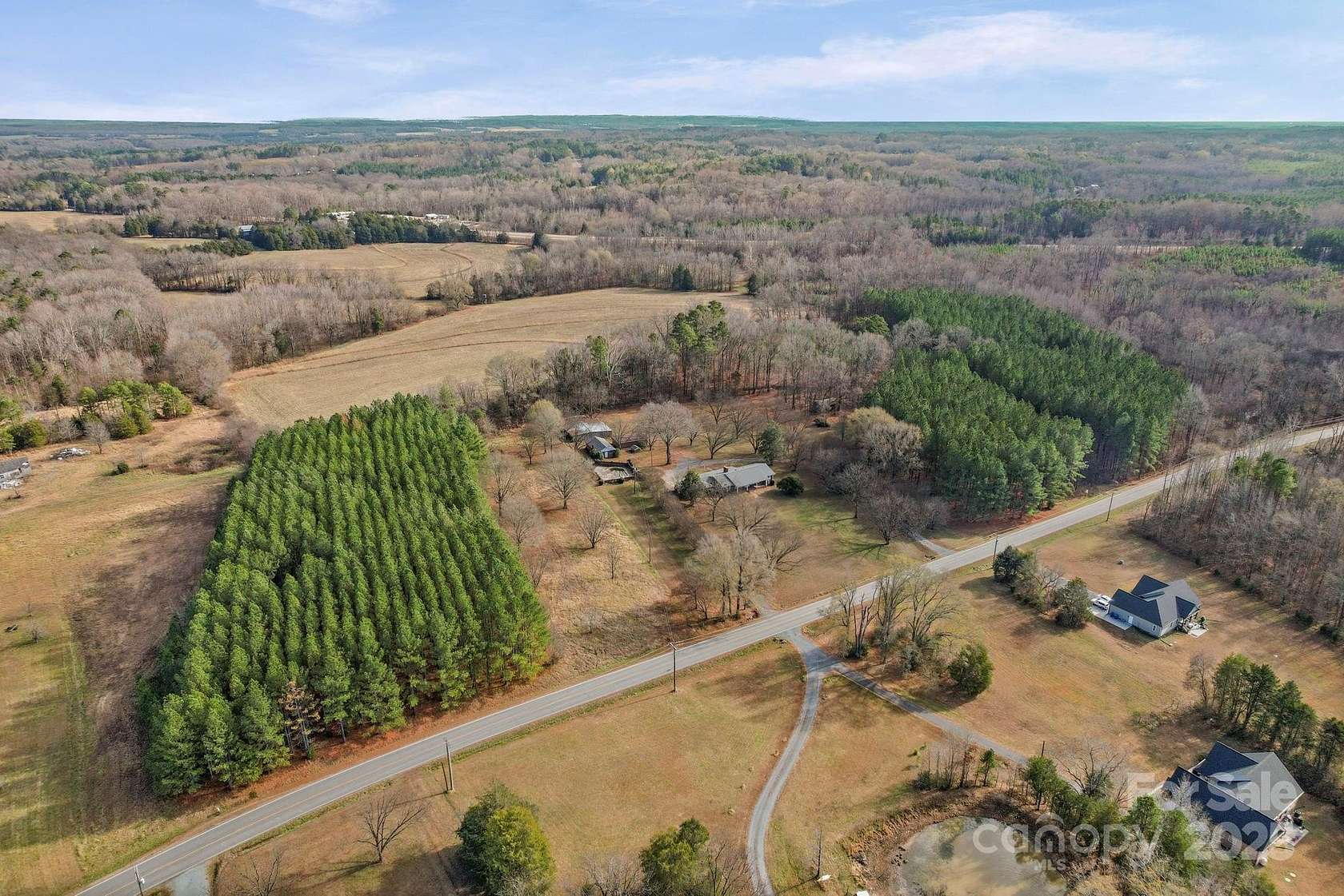 5.87 Acres of Residential Land with Home for Sale in Mount Pleasant, North Carolina
