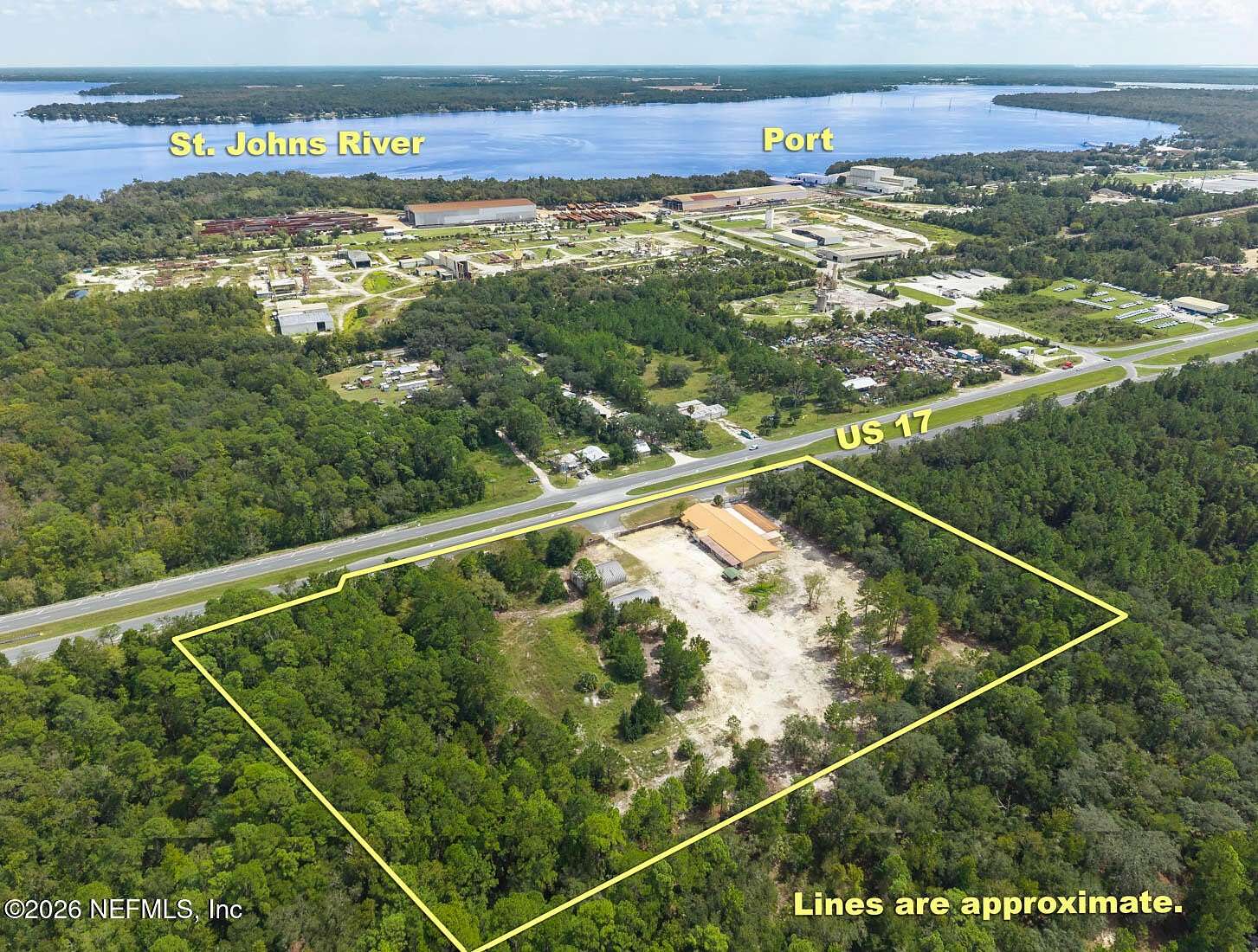 9.29 Acres of Improved Commercial Land for Sale in Palatka, Florida