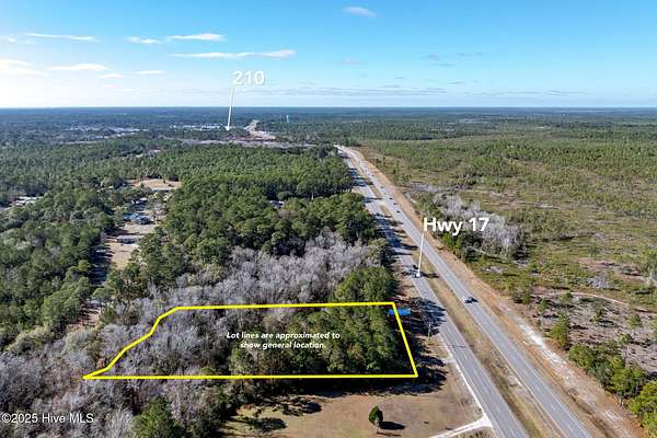 1.28 Acres of Commercial Land for Sale in Hampstead, North Carolina