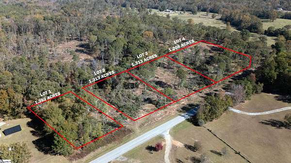 1.5 Acres of Land with Home for Sale in Iva, South Carolina
