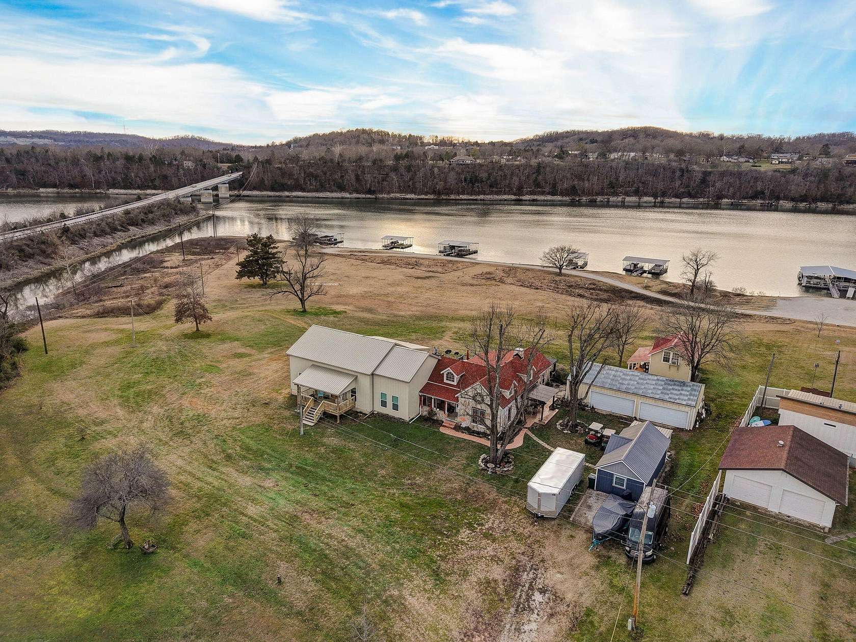 6.3 Acres of Residential Land with Home for Sale in Cape Fair, Missouri