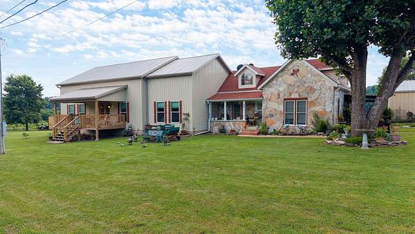 6.3 Acres of Land with Home for Sale in Cape Fair, Missouri