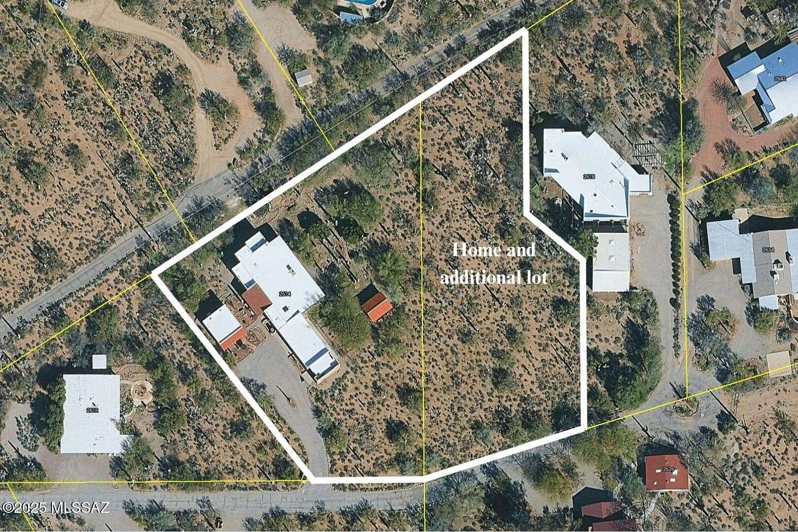 2 Acres of Land with Home for Sale in Tucson, Arizona