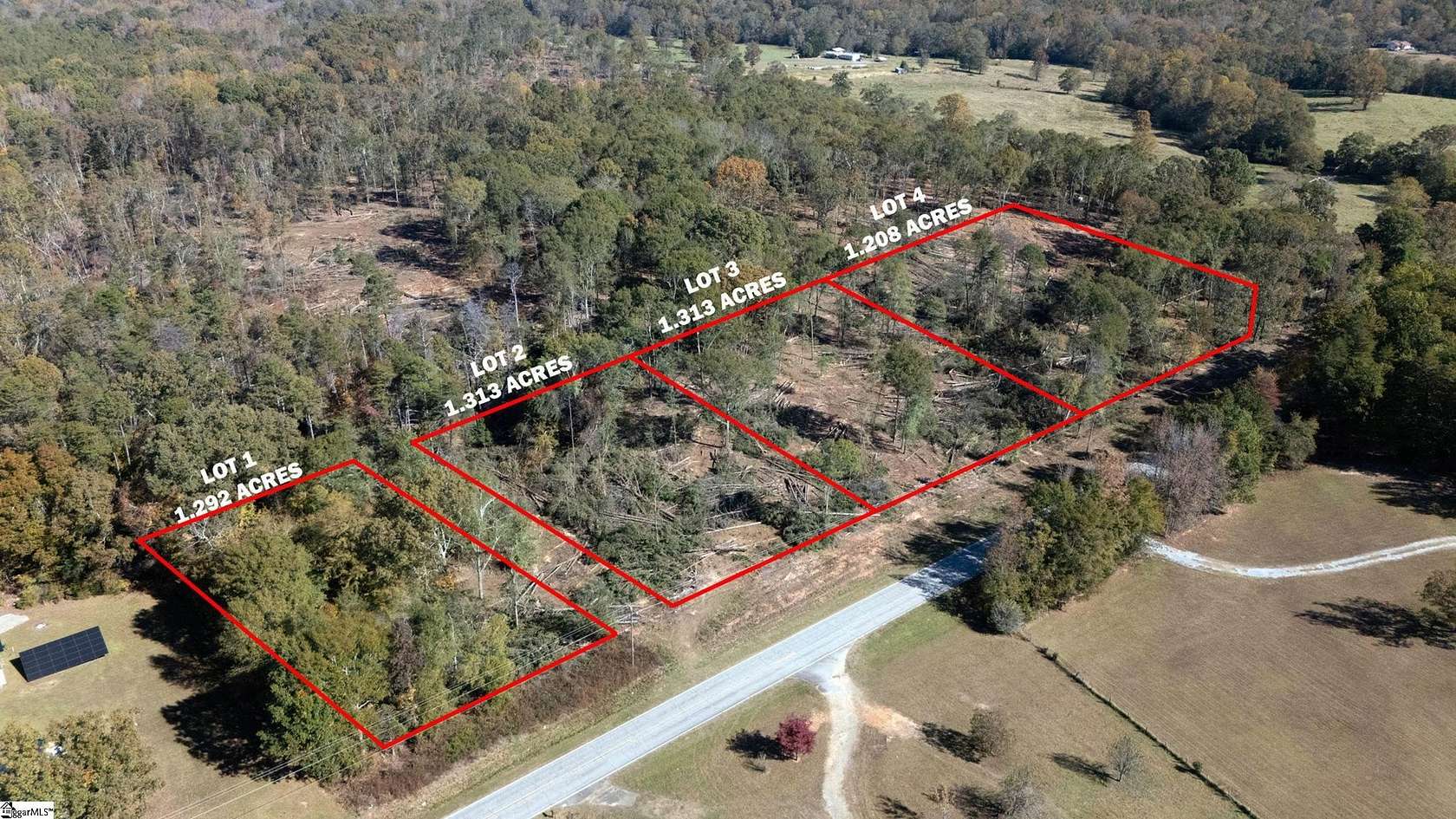 1.5 Acres of Land with Home for Sale in Iva, South Carolina
