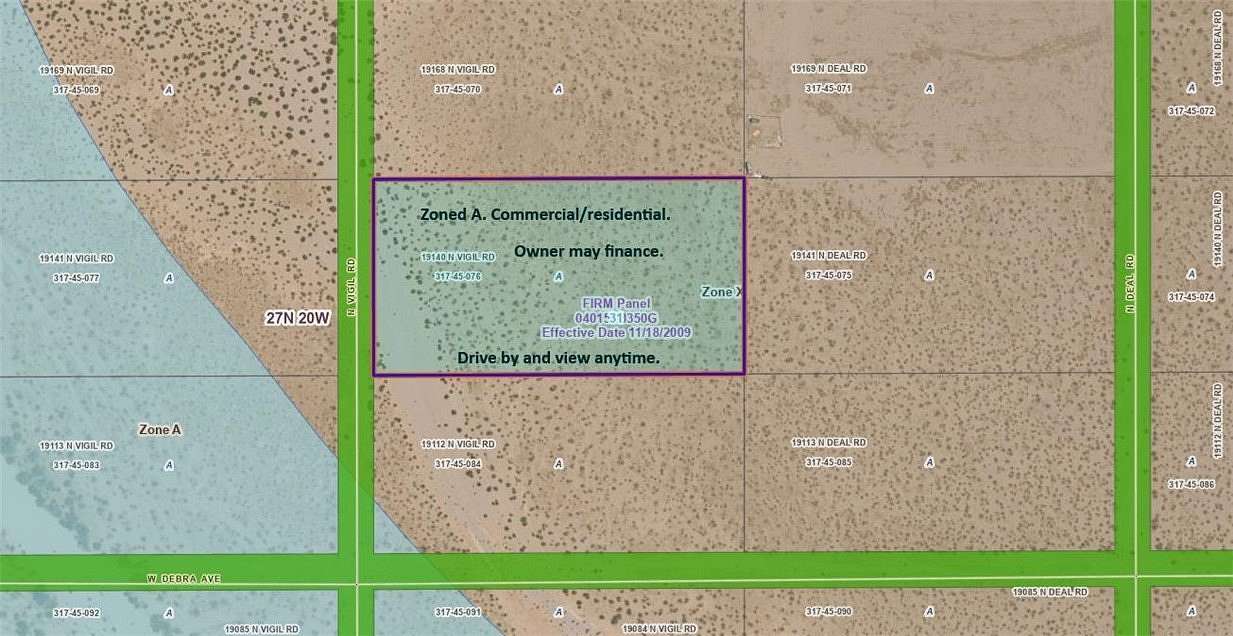 4.77 Acres of Commercial Land for Sale in White Hills, Arizona