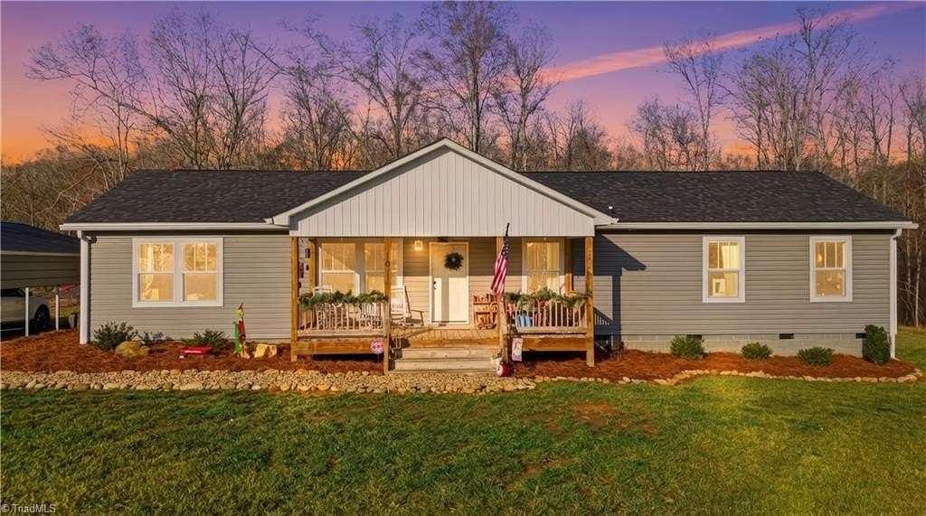 17.3 Acres of Land with Home for Sale in Yadkinville, North Carolina