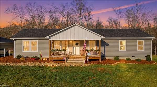 17.3 Acres of Land with Home for Sale in Yadkinville, North Carolina