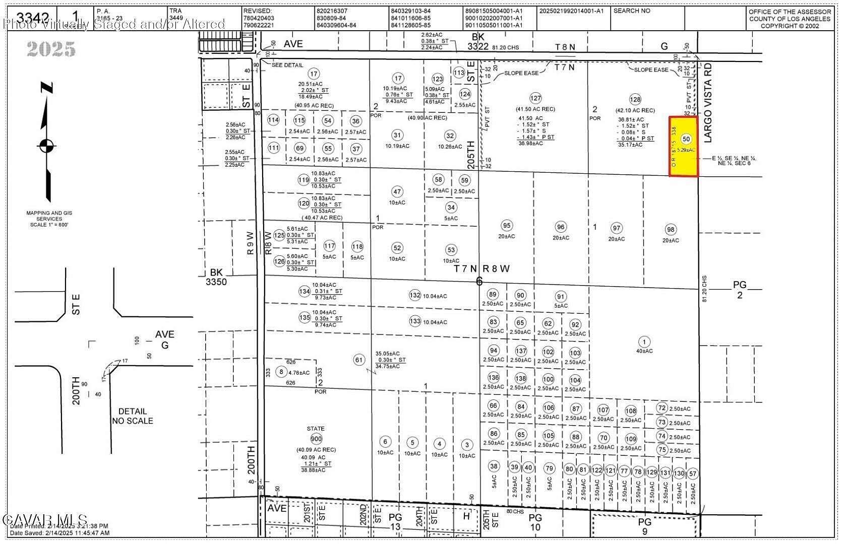 5.58 Acres of Land for Sale in Lancaster, California