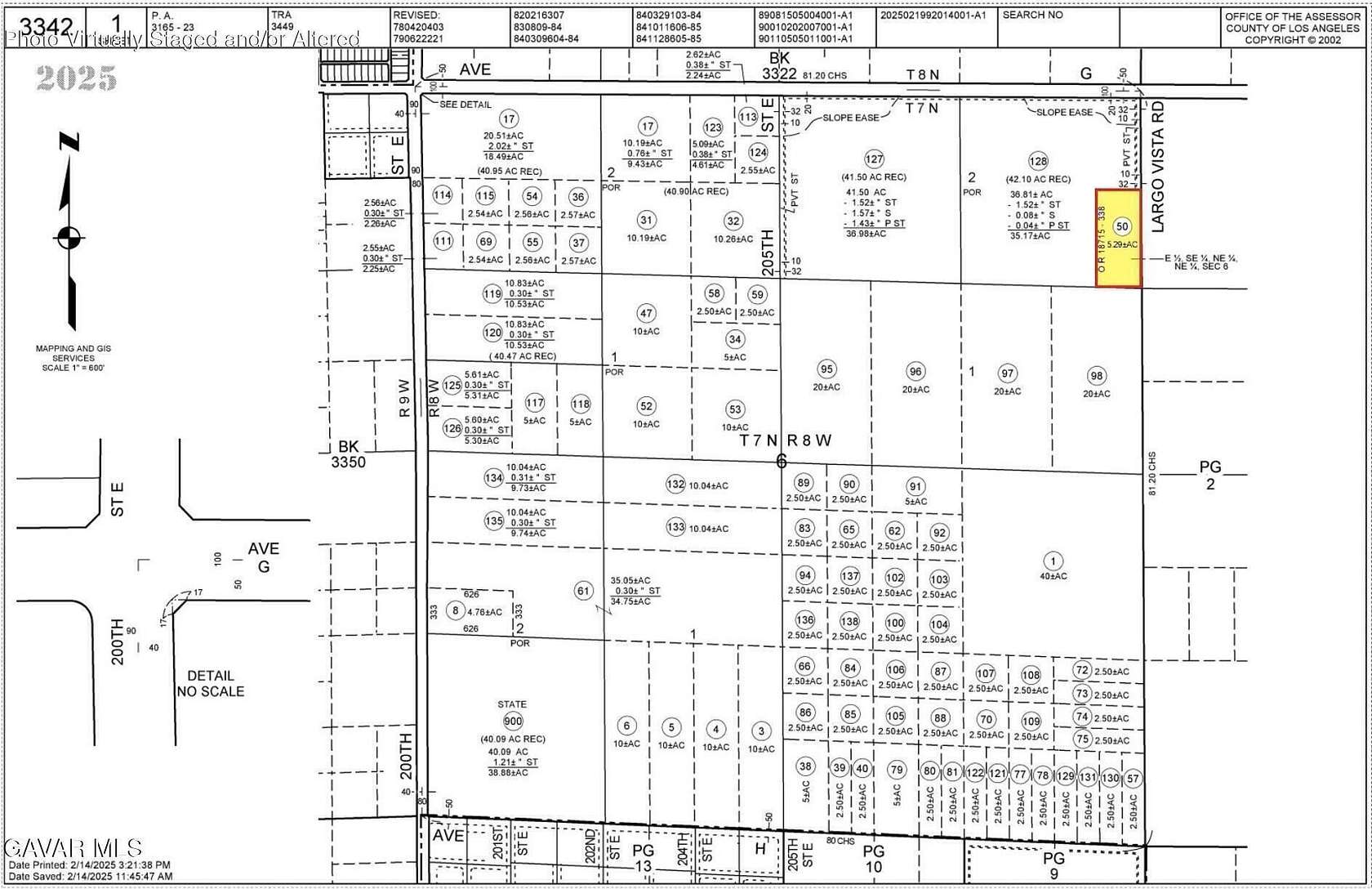 5.58 Acres of Land for Sale in Lancaster, California