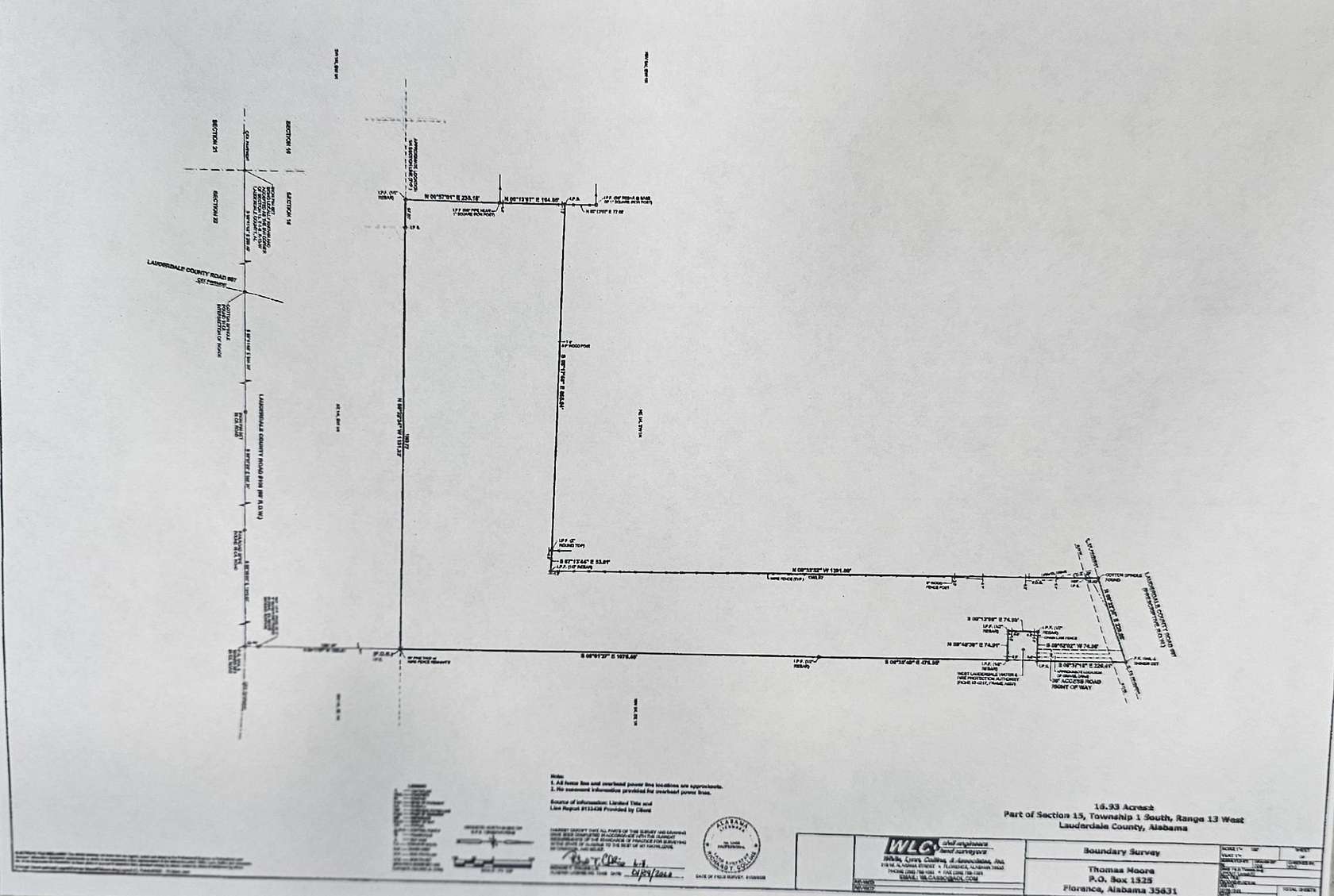 17 Acres of Recreational Land for Sale in Waterloo, Alabama