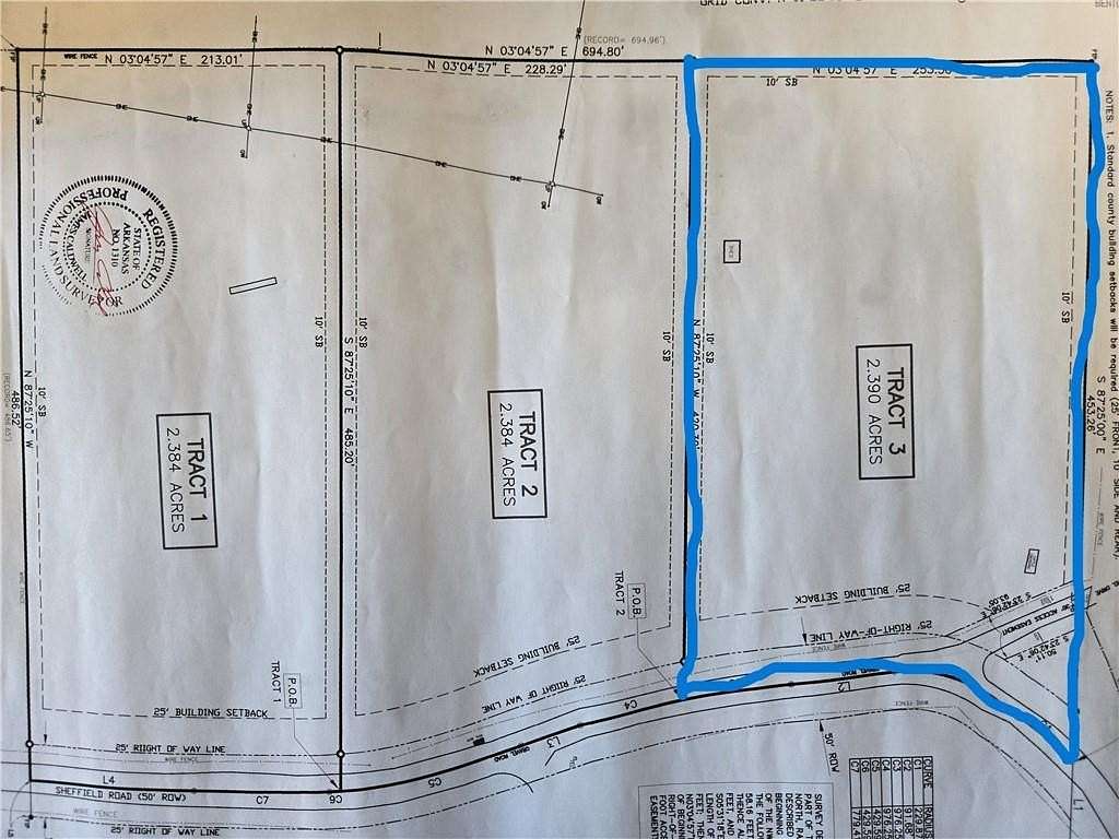 2.39 Acres of Residential Land for Sale in Siloam Springs, Arkansas