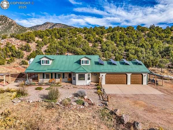 39.8 Acres of Recreational Land with Home for Sale in Cañon City, Colorado