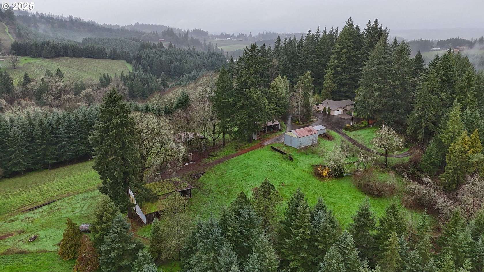 32.4 Acres of Agricultural Land with Home for Sale in Newberg, Oregon