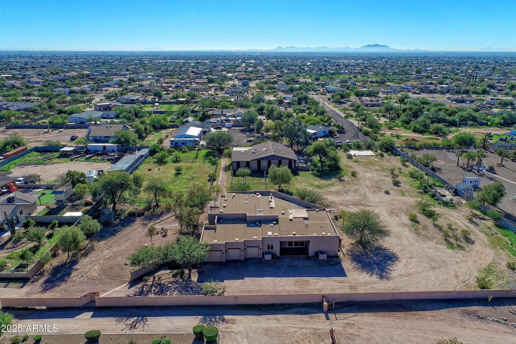 2.5 Acres of Residential Land with Home for Sale in Mesa, Arizona