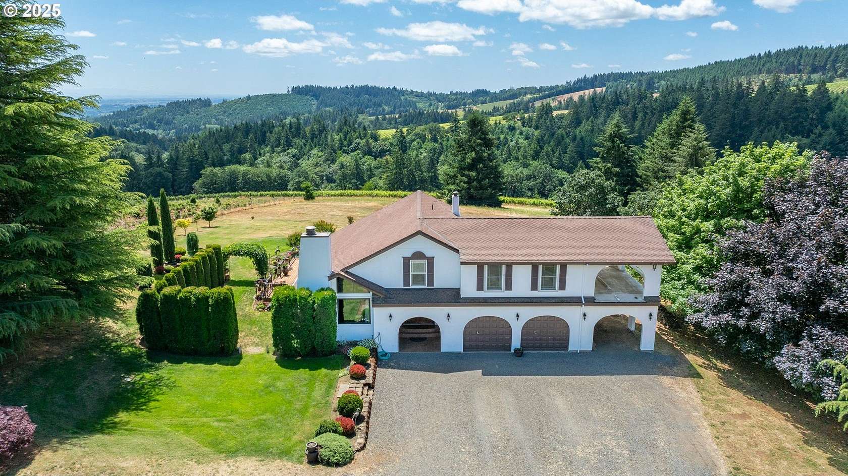 7.47 Acres of Land with Home for Sale in Dundee, Oregon