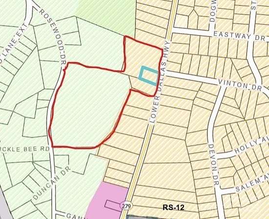 16.8 Acres of Land for Sale in Dallas, North Carolina