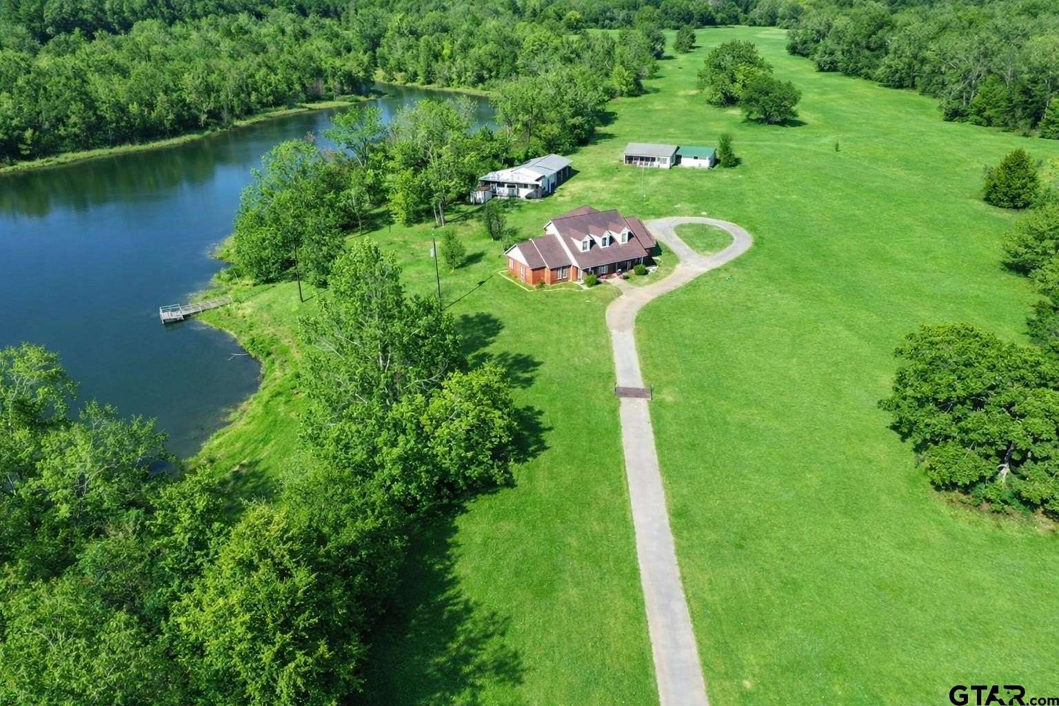 10 Acres of Land with Home for Sale in Mineola, Texas