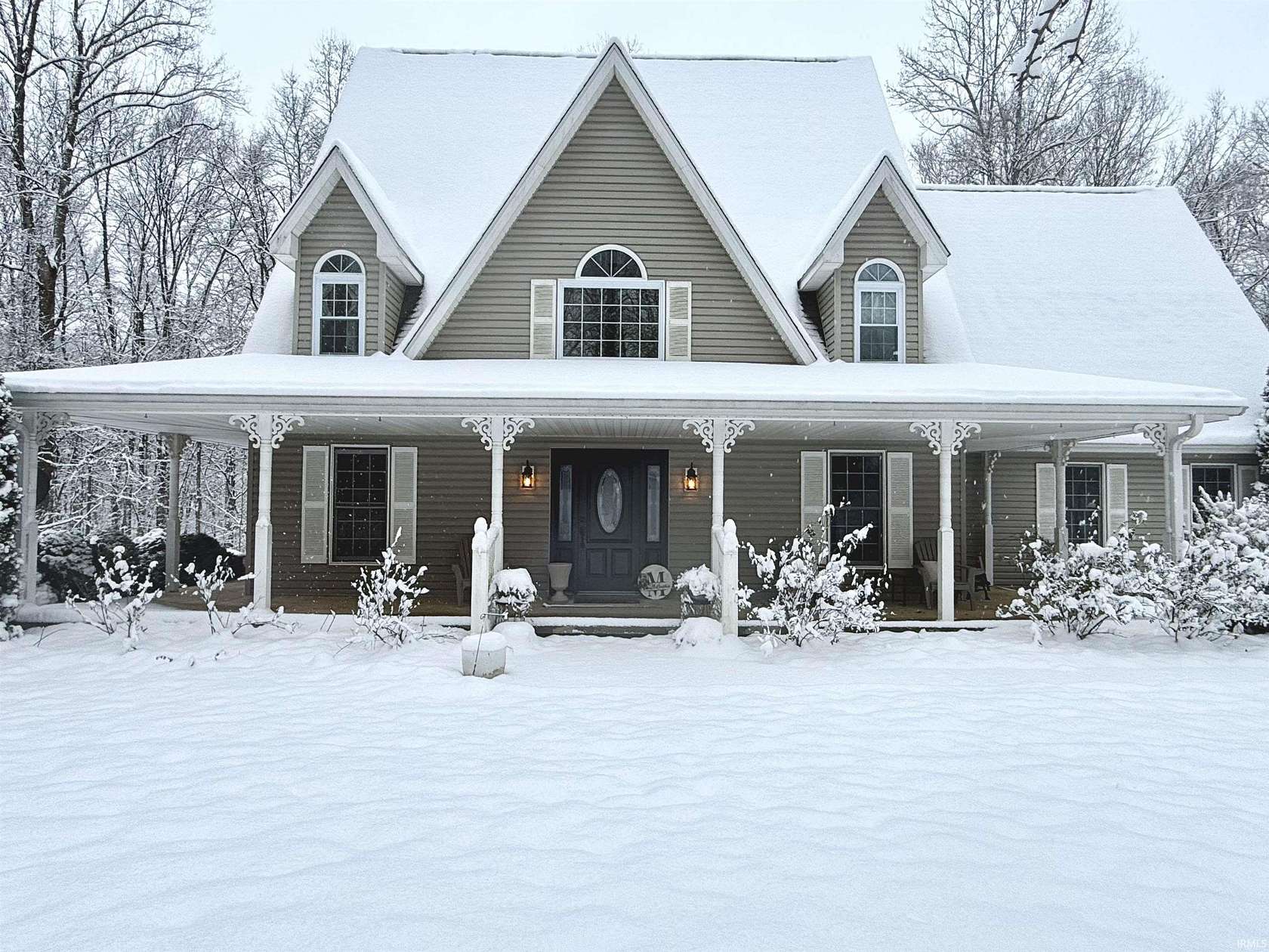 12.2 Acres of Land with Home for Sale in Williams, Indiana