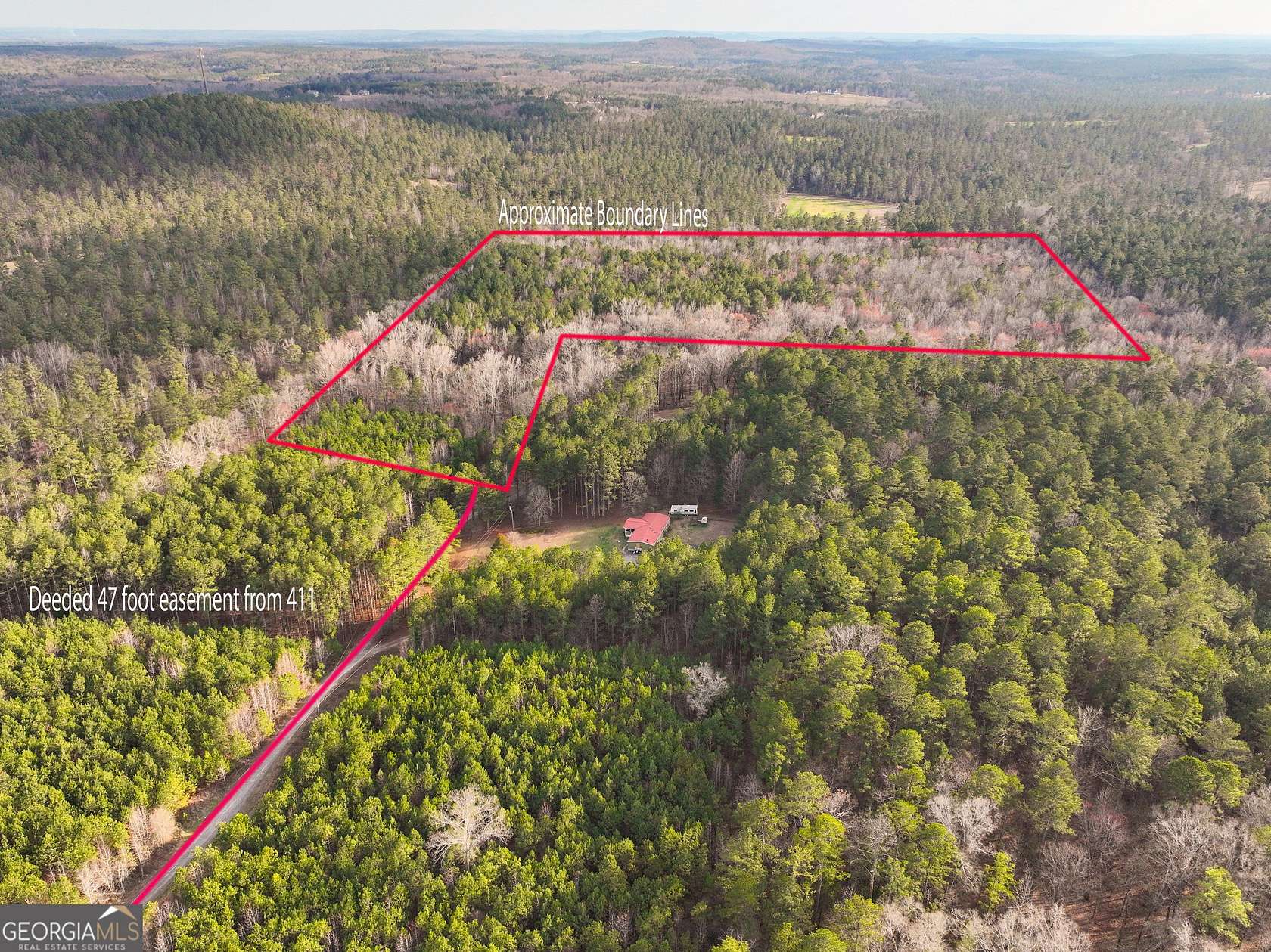 44.7 Acres of Recreational & Residential Land for Sale in Rome, Georgia