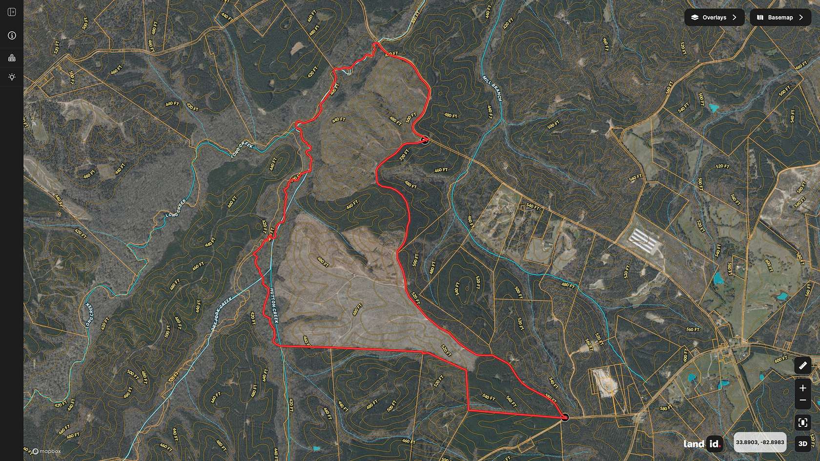 766 Acres of Recreational Land for Sale in Rayle, Georgia